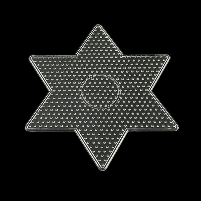 

Large Square Interlocking 5mm Perler Beads Template Board - DIY Puzzle Pegboard for Kids