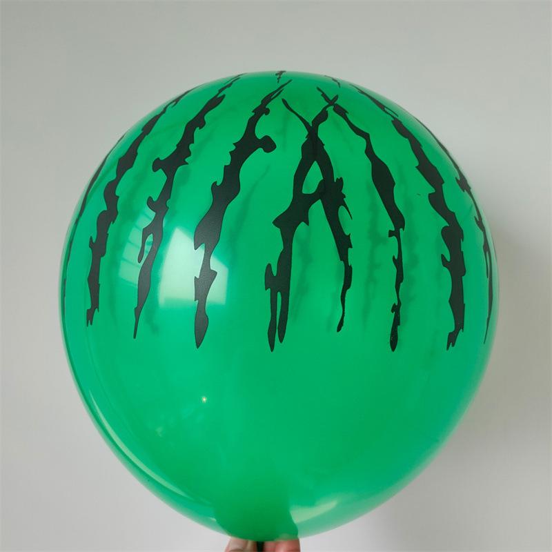 

12-дюймовый воздушный шар с клубникой, арбузом и фруктами, летний пляжный воздушный шар для гавайской вечеринки, детский день рождения, фестиваль, Гавайская вечеринка, Globos 100pcs&12INCH