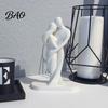 Nahtlose Spleißkunst Statue Abstrakte Menschenkörper Statue, Weibliche Figur Umarmt Liebe Skulptur, 3D Einteilige Formung Polierte Ecke Skulptur