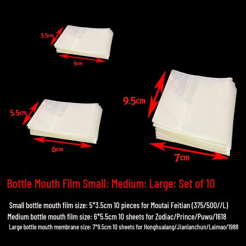 Zodiac Wine Seal Set: Snake, Rabbit, Dragon Membrane & Heat Shrink Film for Bottle Protection.
