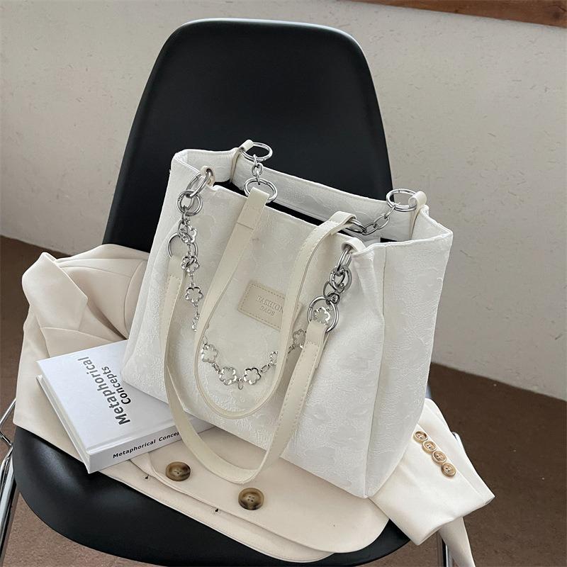 New Shoulder Bag Large Capacity Women's Tote Fashion Bag Women's Shoulder Student Bag Versatile Commuter Tote Bag