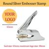 Customized Embossed Stamp Personalized Custom Book Embosser Seal Wedding Invitation Logo Customization Embossing Paper Stamps