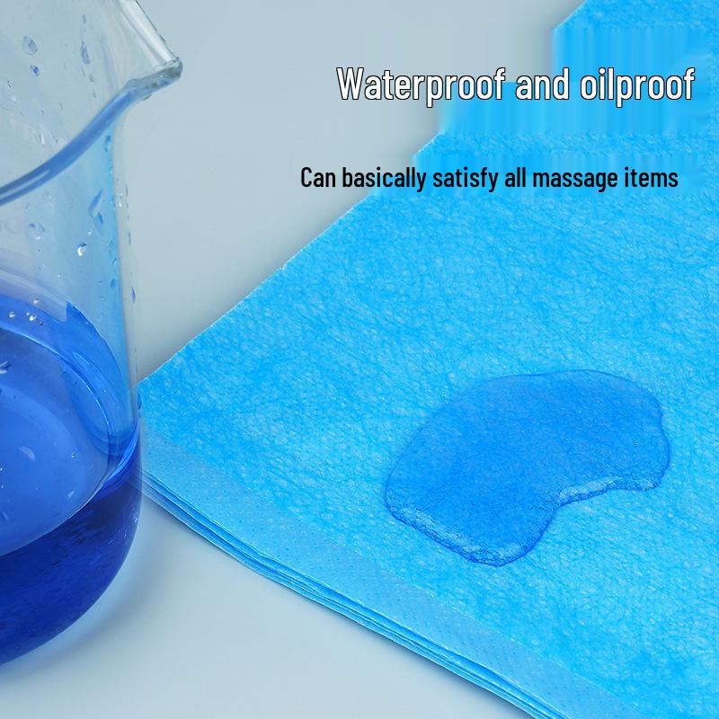 100 Thickened Waterproof Disposable Bed Sheets for Salons & Hospitals - Breathable, with Opening, Ideal for Foot Baths & Isolation