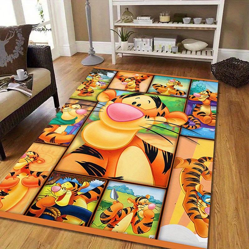 1pc Tigger Carpet Area Rug, Bedroom, and Playroom Durable, Stain-Resistant, and Easy To Clean, Living Room