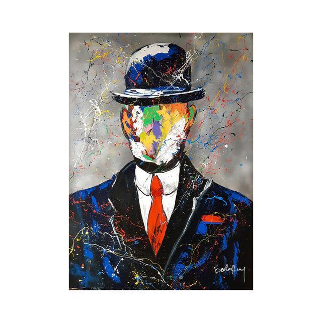Banksy Graffiti-Kunst auf Leinwand, Gemälde an der Wand, Kunst, Poster und Drucke für Wohnzimmer, Home-Office, Dekoration, rahmenloses Dekor, Geschenke