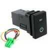 High Quality LED Push Button Switch for Toyota Vehicles with Blue Light