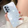 Smiling face gradient for Samsung Galaxy Note 10 Plus S20 S21 FE S23 Ultra S8 9 A70 72 73 50 51 52 53 Tempered glass phone case