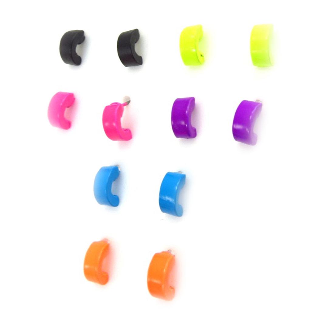Les Trésors De Lily [K3154] - 6 Pairs of Tutti Frutti 'Coloring' Earrings