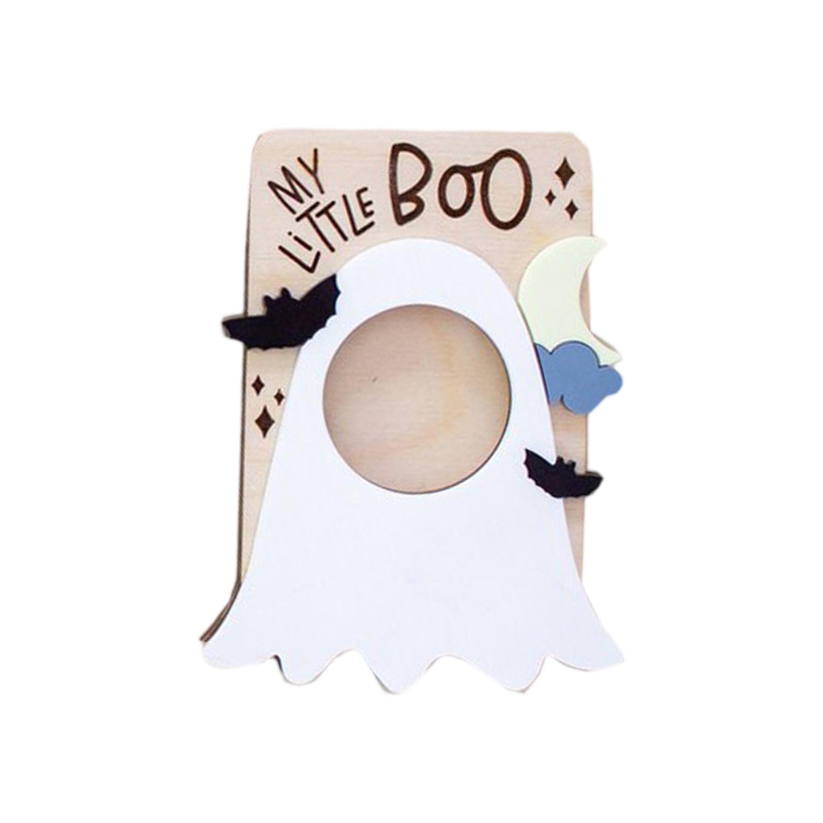 

Halloween Photo Folder, Wooden Photo Rack Funny, Funny And Cute Souvenir Gift One Size