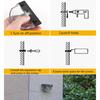 IP65 LED Solar Wall Lights Outdoor Waterproof Yard Solar Lights Corrugated Lamp For Fence Terrace Garden Path Decorative Lights
