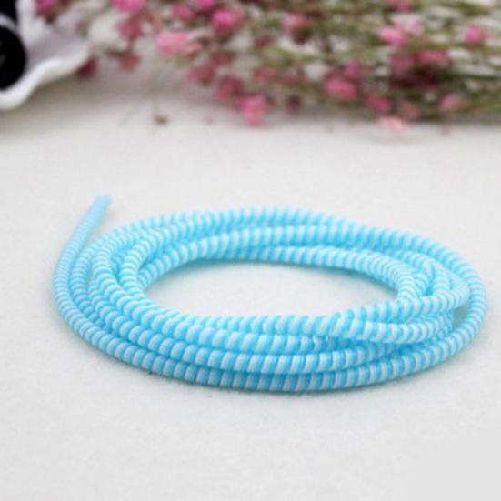 1,4 m Spiralschutz für USB-Kopfhörerkabel, Ladekabel-Schutzhülle, Kabelaufwickler