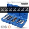 20-Piece Hex Socket Screwdriver Set with Extended Bits and Hex Wrench