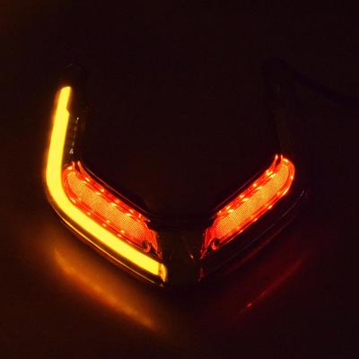 LED Motosiklet Arka Lambası Gece Uyarı Lambası Kolay Kurulum Onarım Parçalarının Yerini Alır Sinyal Lambası