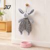 Bite Resistant Plush Toys for Dogs Squeaky Dog Toy, Fox/Rabbit/Bear Shape, Durable Bite-Resistant Interactive Toy Training Small Medium with Lanyard,