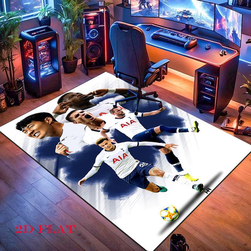 The Spurs Team Carpet Rug for Living Room Bedroom Home Sofa Decoration,Kids Play Nonslip Floor Mat