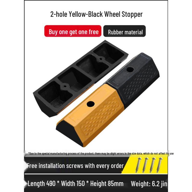 Rubber Parking Space Wheel Stopper and Positioner