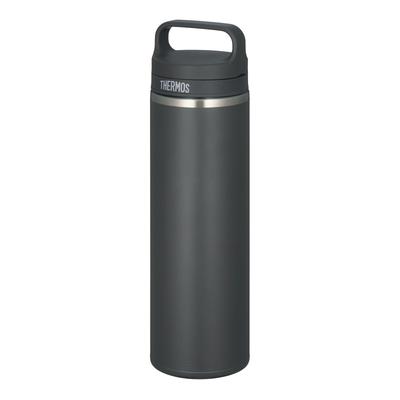 Vacuum Insulated Portable Mug with Carry Smoke SMB Handle, 600ml, Black, JOW-600