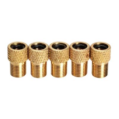 5-30Pcs Bike Valve Adaptor Pump Bicycle Convert Presta To Schrader Copper Valve Adapter Wheels Gas Nozzle Tube Cycling Tool