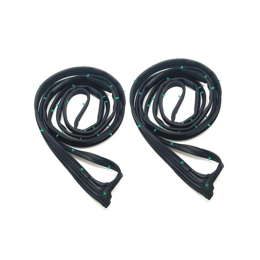 For ACCORD Sedan 2003-2007 Rear Left Right Replacement Door Rubber Seals WeatherStrip