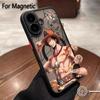 Anime Ones Pieces Luffys Zoros Phone Case For Samsung Galaxy S25 S24 S23 S22 S21 S20 FE Plus Ultra 5G Matte Magnetic