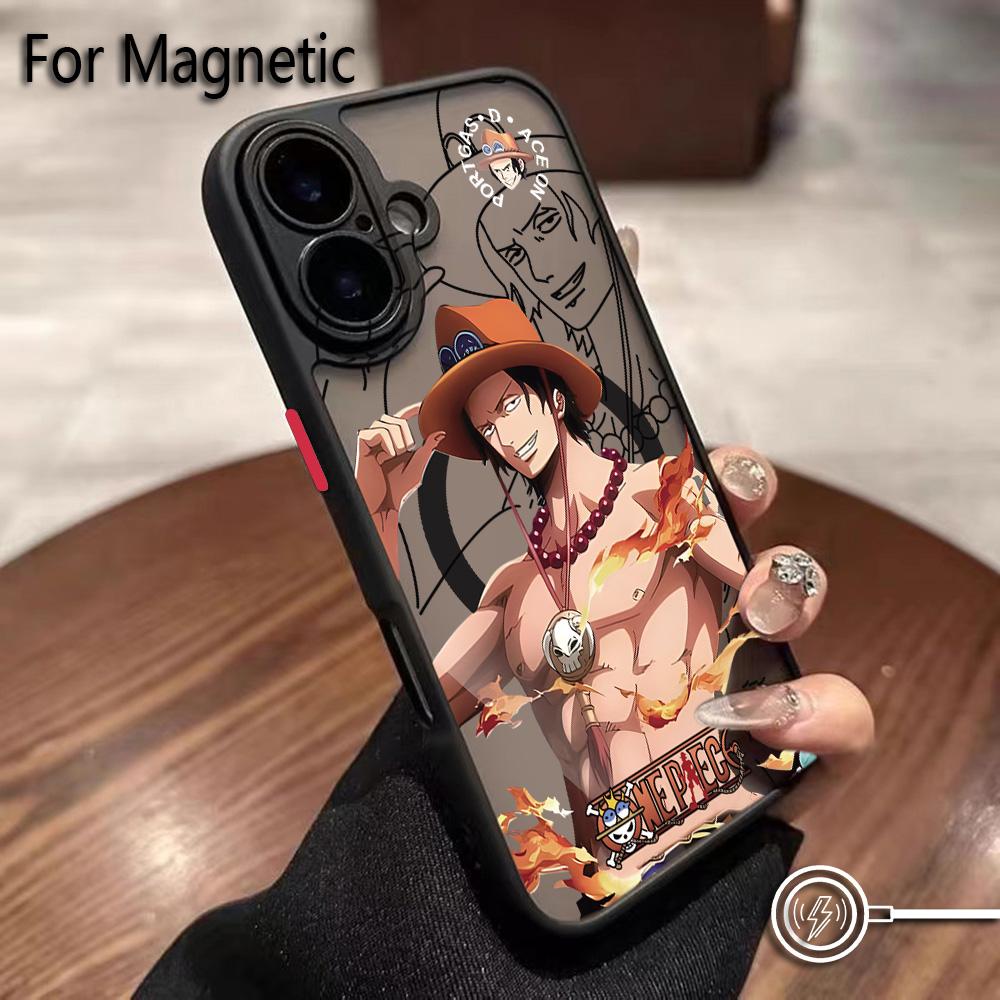 Anime Ones Pieces Luffys Zoros Phone Case For Samsung Galaxy S25 S24 S23 S22 S21 S20 FE Plus Ultra 5G Matte Magnetic