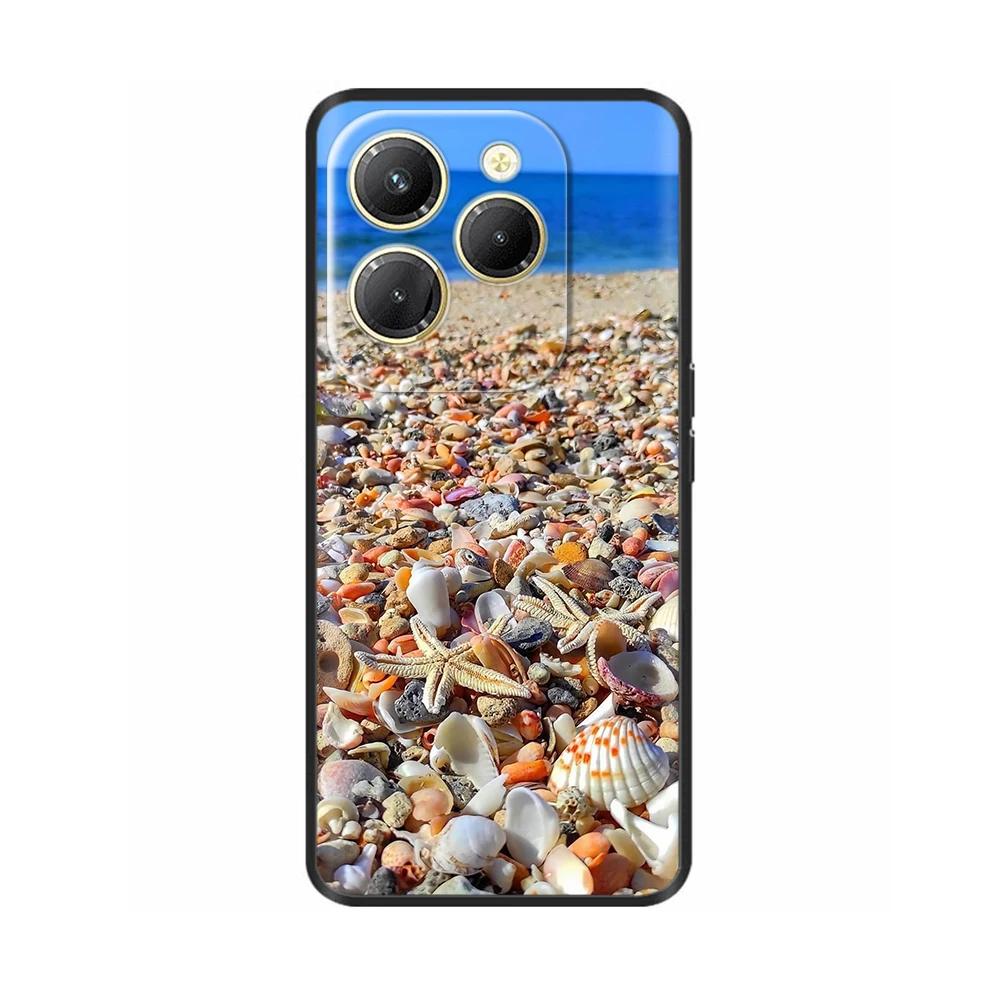 Für Infinix Hot 40 Pro Hülle Stoßfestes Silikon Weiche Handyhülle Rückseite für Infinix Hot 40 Pro Hot40 40i Hot40i Hüllen Fundas