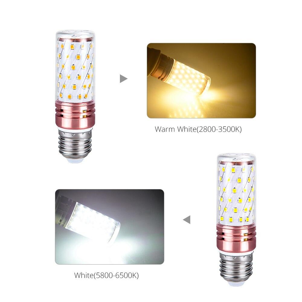 E27 LED Bulb 12W 16W LED Light Bulb 220V Corn Light High Brightness Chandelier Candle Home Decoration