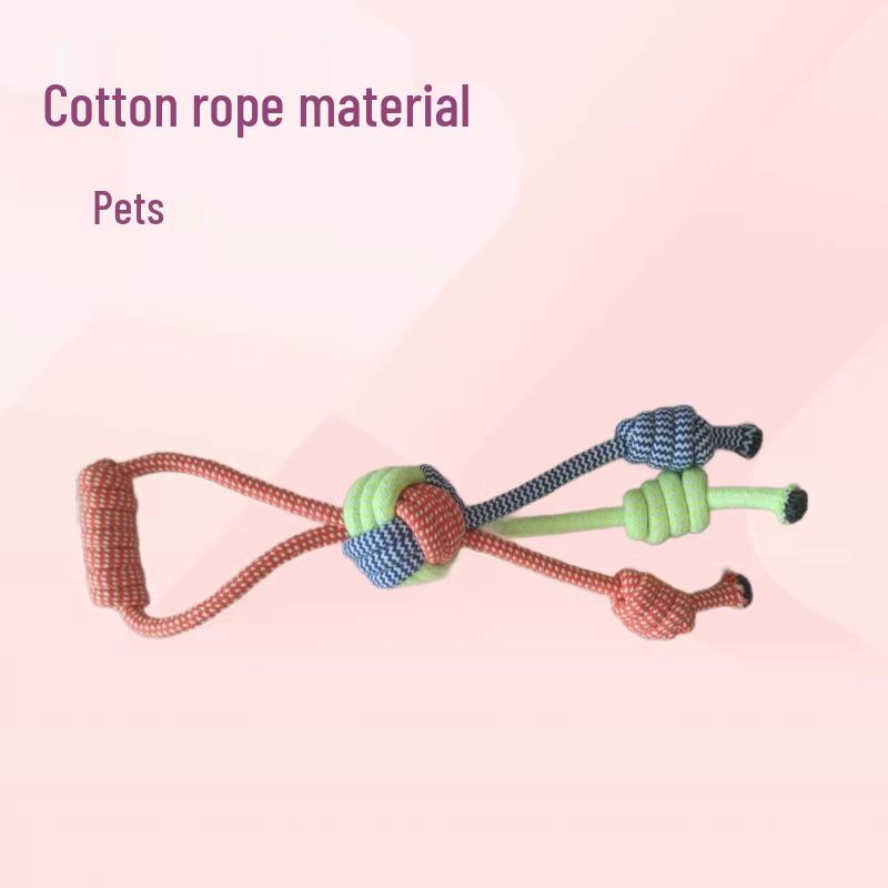 

Durable Woven Rope Dog Chew Toy for Small, Medium, and Large Dogs разноцветный