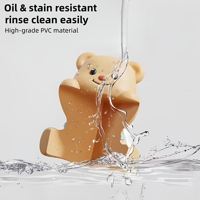 4Pcs Cute Cartoon Bear Corner Protectors - Thickened Silicone Furniture Edge Safety Guard