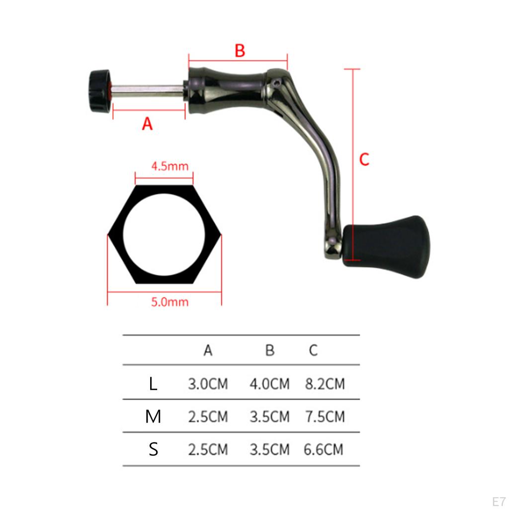 Angelrolle Griff Rocker Praktische Tragbare Elegante Langlebig Rad