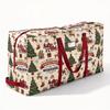 Cartoon Print Christmas Tree Storage Bag Oxford Cloth Christmas Ornament Storage Bag  Ornaments