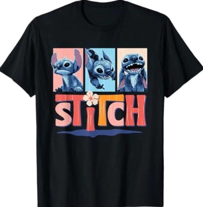 Disney Lilo  Stitch Live-Action Movie Tropical Trio Logo T-Shirt L