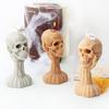 Halloween Skull Hand Silicone Mold DIY Crafts Project Reusable Soap Candle Plaster Chocolate Baking Tool Supplies
