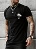 Cotton  New Bestselling Headphone Letter Printed Roundneck Shortsleeved Tshirt Unisexs Top Graphic T Shirts Streetwear