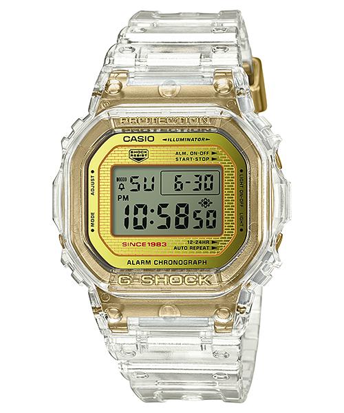

Чоловічий кварцовий годинник Casio з нержавіючої сталі, водозахист 200M, ударостійкий, з будильником DW-5035E-7 білий