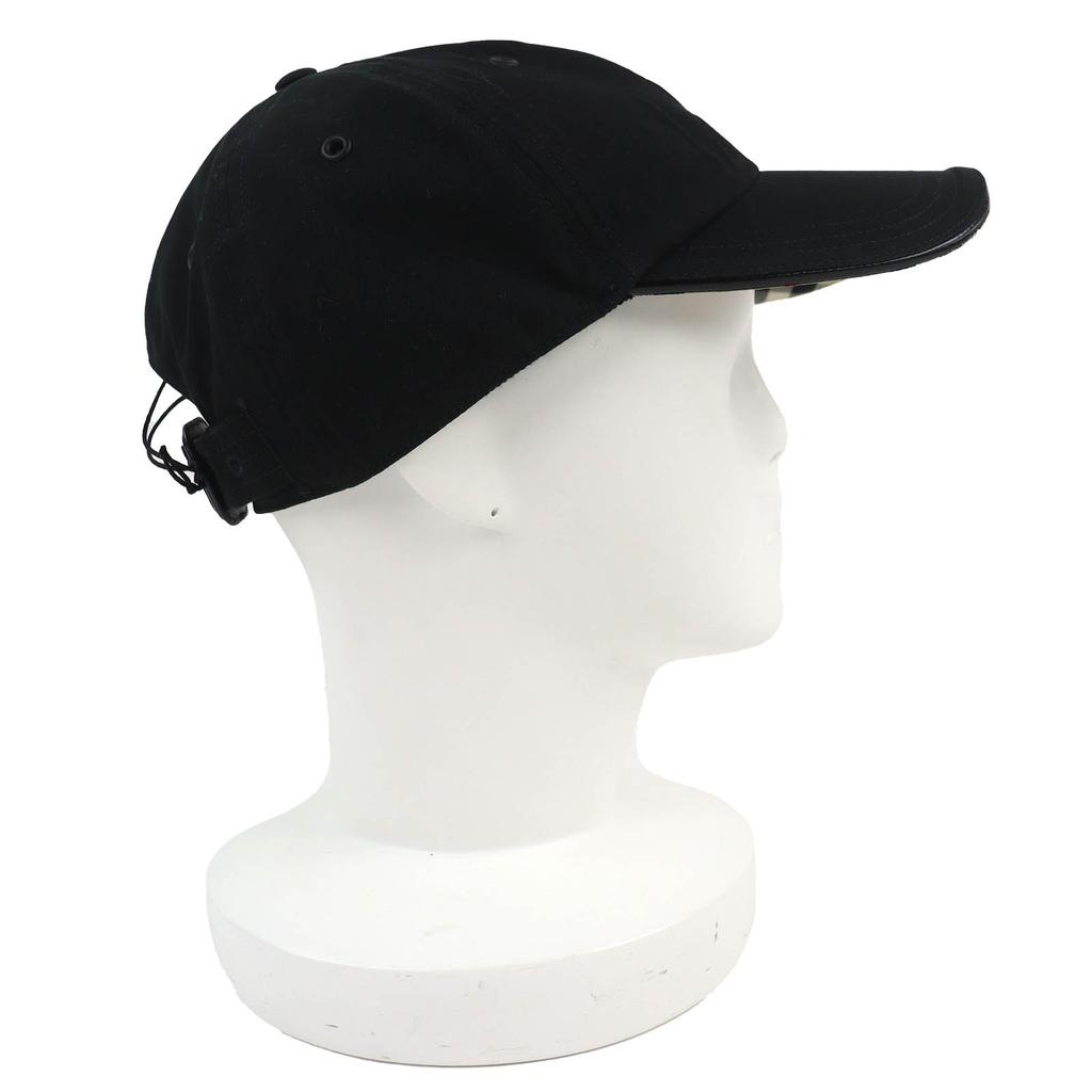 Great BURBERRY Nova Check Pattern Lining TB Logo Baseball Cap black XL 8068040 Used