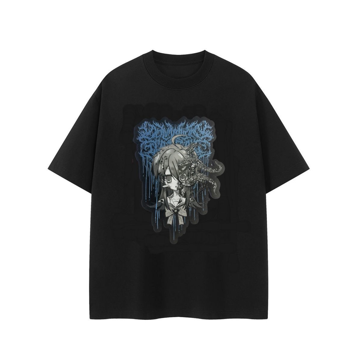 

Dehumanizing Itatrain Worship Metal Rock Band Print Summer ShortSleeved TShirt 4XL