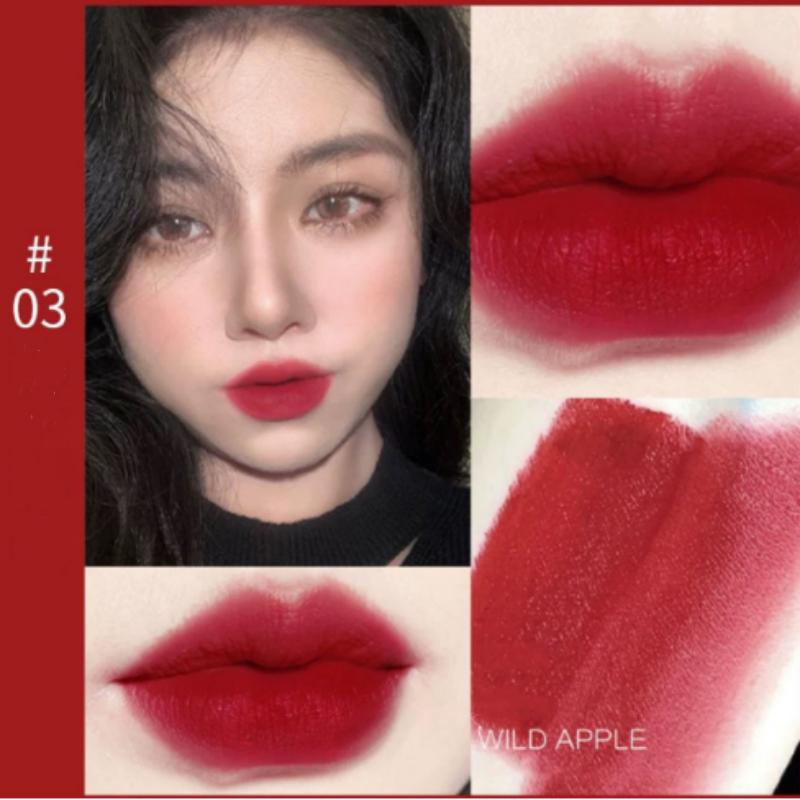 Lipstick Makeup Lasting Sexy Red Lip Gloss Matte Lipstick Makeup Cosmetics Liquid Lipstick Waterproof Long Lasting Matte Velvet Lip Gloss Makeup