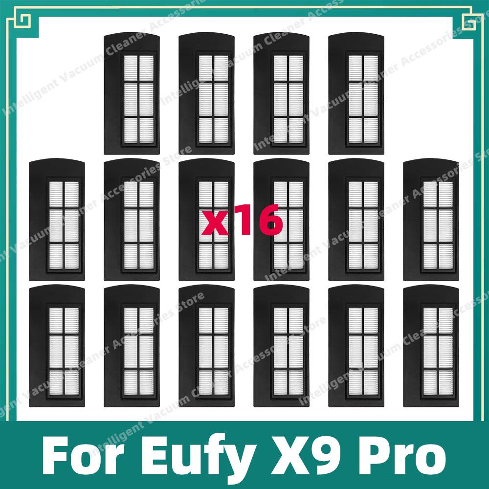 Compatible For Eufy X9 Pro Vacuum Cleaner Side Brush Hepa Filter Mop Cloth Rag Accessories Replacement Spare Parts