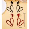 Forest Style Heart-Shaped Earrings For Women, Retro Style Design Earrings, Versatile Earrings For Daily Commuting.