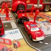 Carecoly Truck Fire Engine Miniature Car Large Storage Alloy Miniature Toy Vehicle with Fire Work Boys and Birthday 6 and Set, Set, Truck, Car, Map,