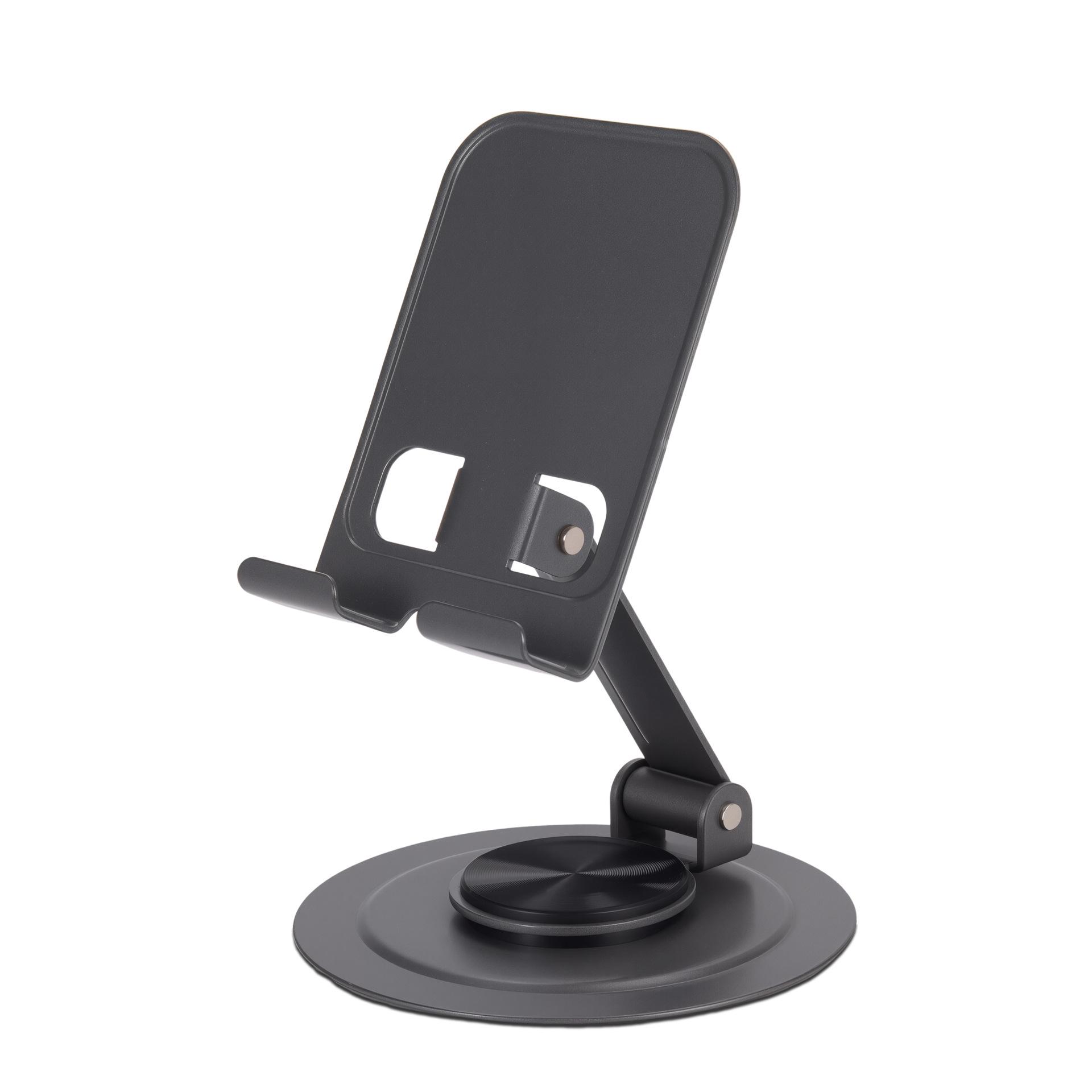 

Custom Logo Rotating Metal Stand for Mobile Phones and Tablets - Ideal for Advertising and Gifts.