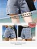 Women's Apricot High-Waisted Wide-Leg Denim Shorts - Korean Style A-Line for Summer 2026