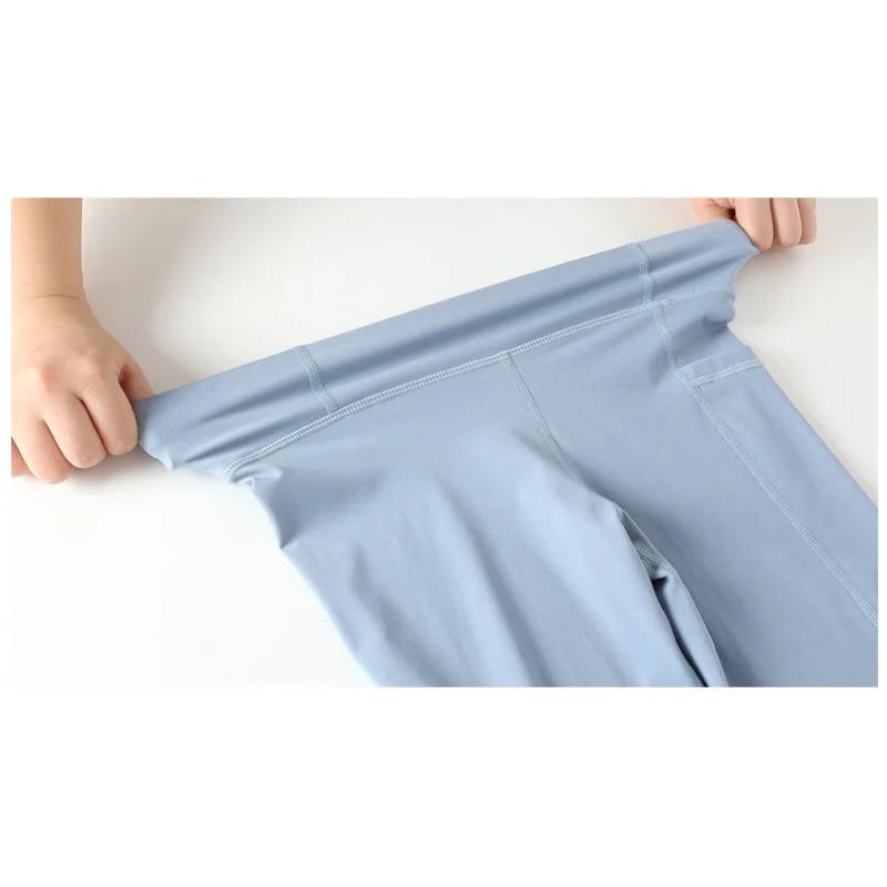 Leggings de verano para adolescentes, pantalones de yoga deportivos, finos e informales, que combinan con todo, mallas para niños, pantalones antimosquitos de secado rápido