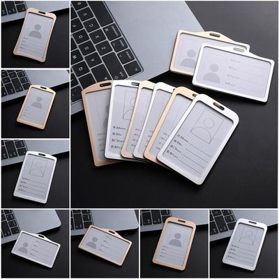 New Office School Metal Work Card Holders ID Business Case Name Card Aluminum Alloy