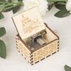 Mechanical Music Boxs Wooden Antique Carving Handmade Crank Classical Theme Music Birthday Gift Home Decoration Musical Decor