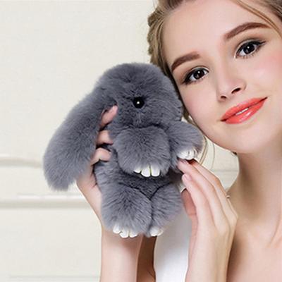 plush bunny keychain