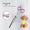 Professional Pet Grooming Scissors for Trimming and Rounding Hair on Dogs and Bichons