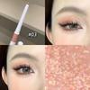 Soft and Atmospheric Eyeliners! Double-Ended Aegyo-Sal Eyeshadow Pen with Brightening Pearlescent Waterproof Matte Finish In Pink-Brown for Women