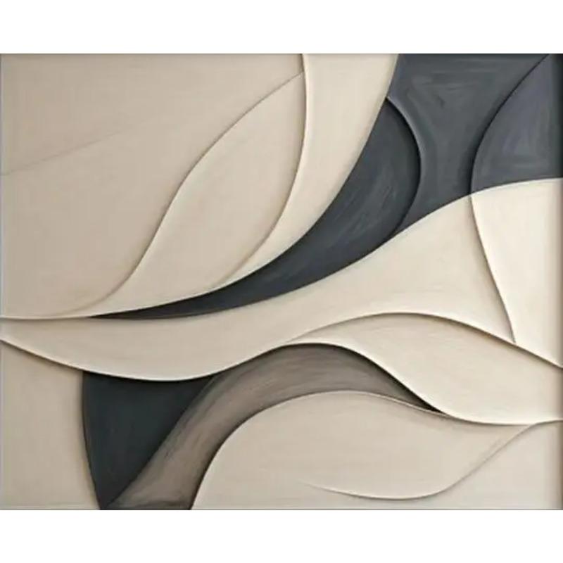 Abstract 3D Vision Textured Wrinkle Minimalist Wall Art Modern Canvas Painting Posters Prints Bedroom Living Room Home Decor